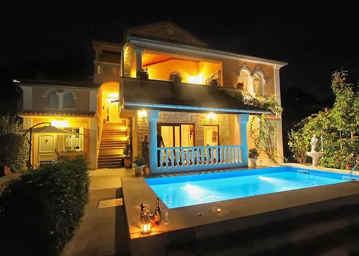 Family-friendly With Swimming Pool Lovran, Opatija - 14178 Apartment